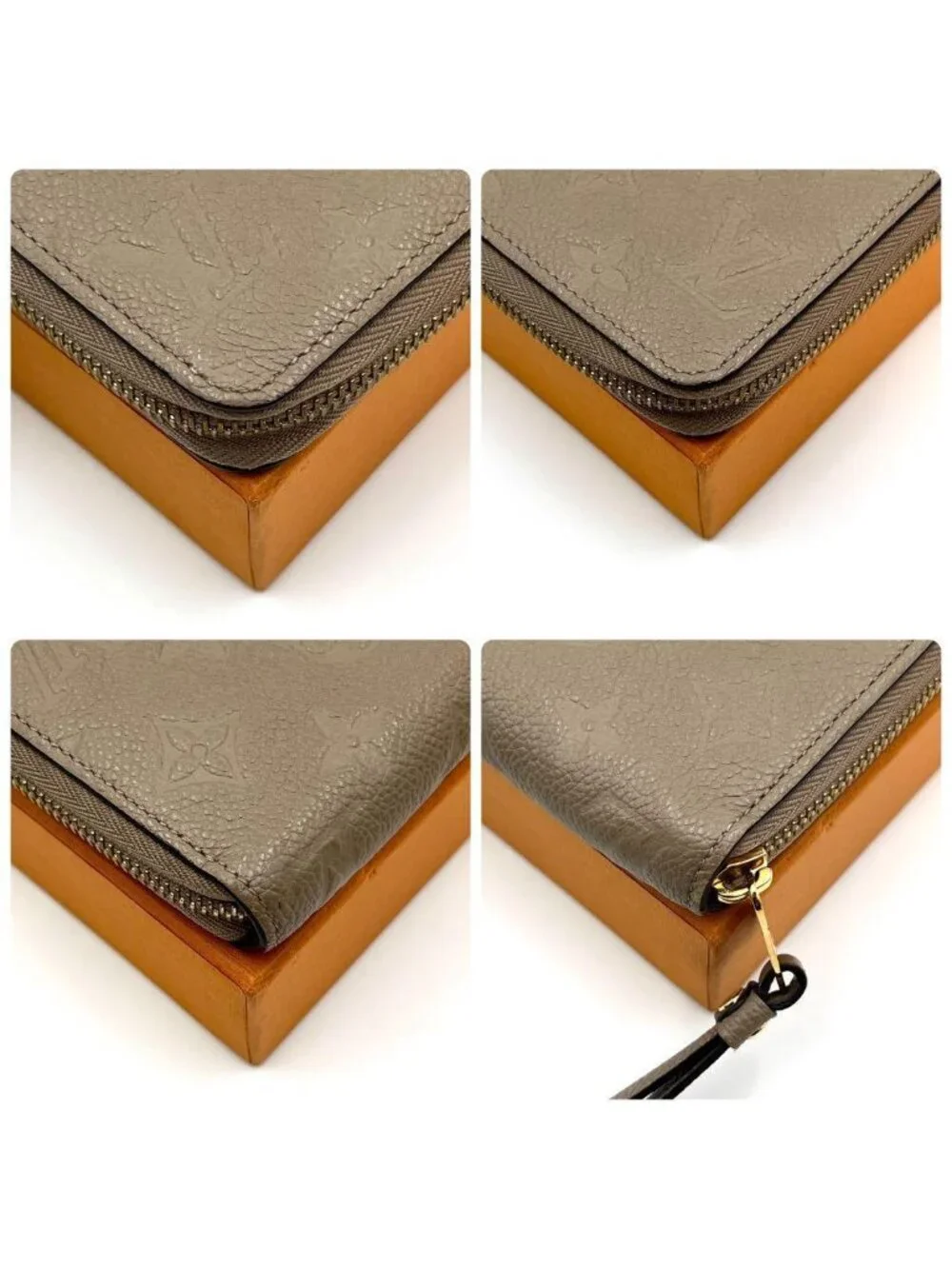 Louis Vuitton Empreinte Wallet Zippy Beige